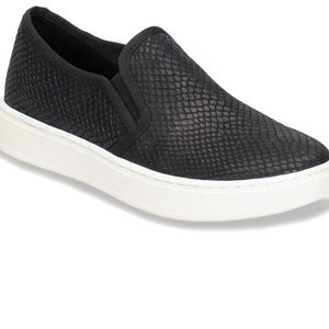 Sofft Black Textured Somer Slide Sneakers
